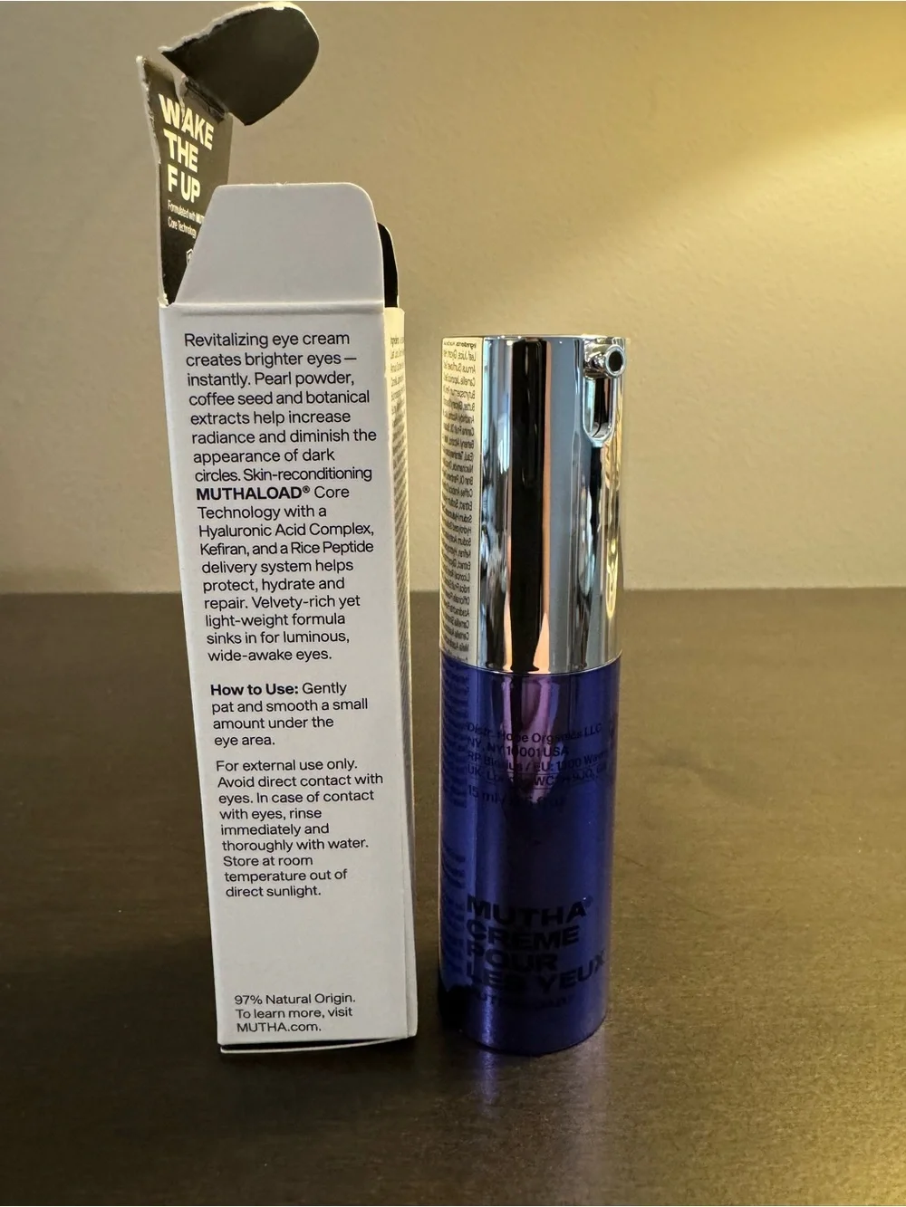 Mutha Up All Night Eye Cream 15 ml .5 oz Full Size NIB